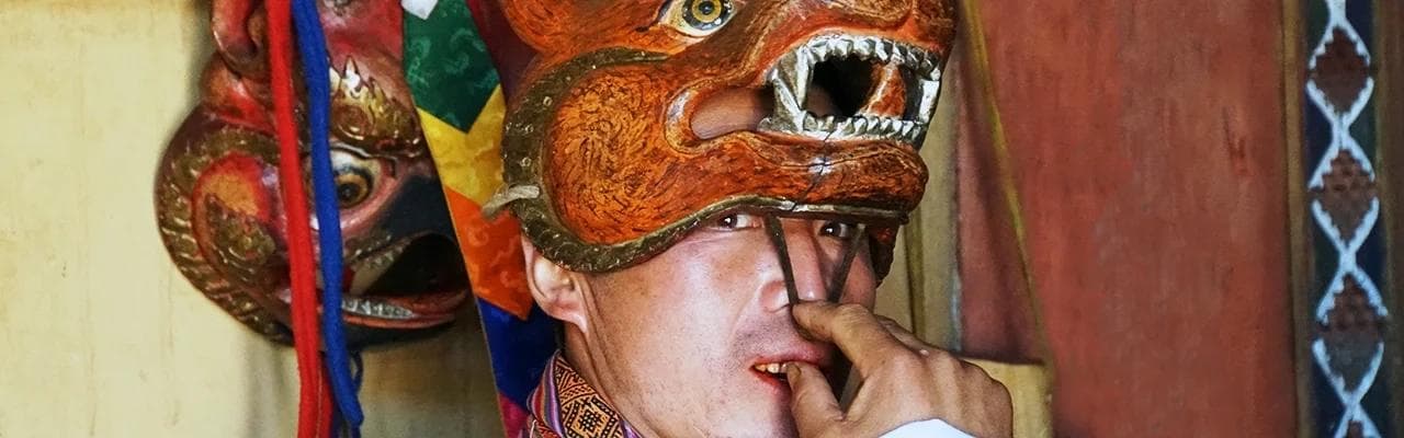 Bhutanese mask dance