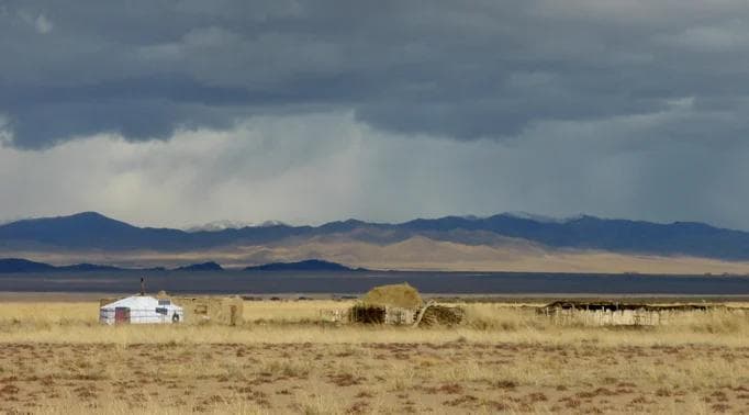 The vast steppes of mongolia