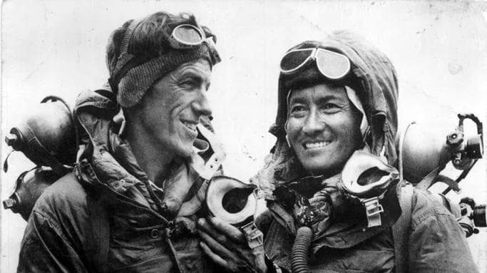 Edmund Hillary and Tenzen