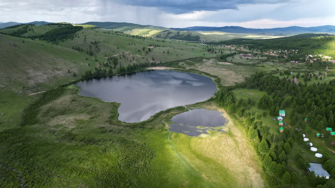 Khar Zuurkhnii Khukh Lake, Mongolia