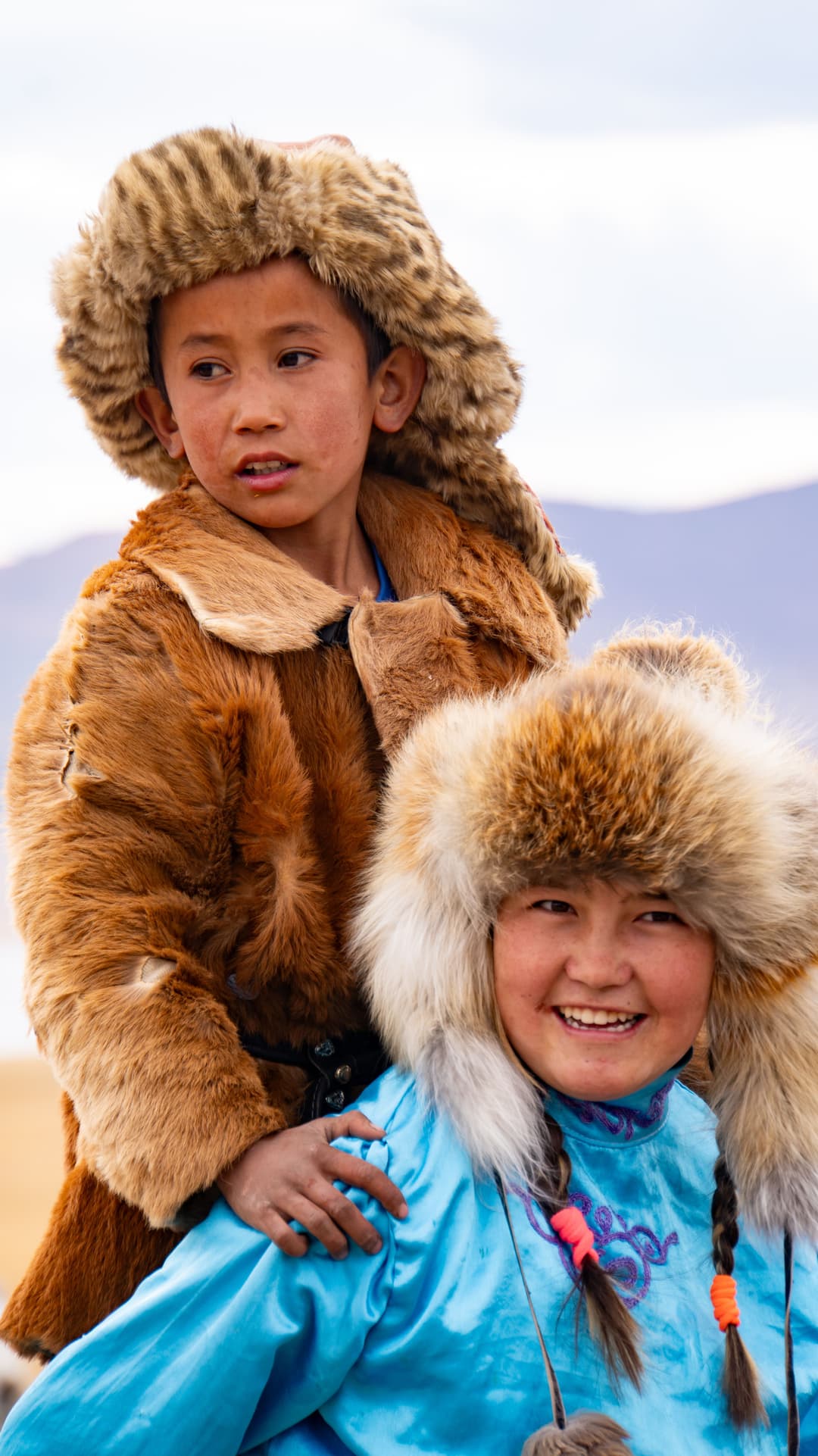 Kazakh siblings, Mongolia