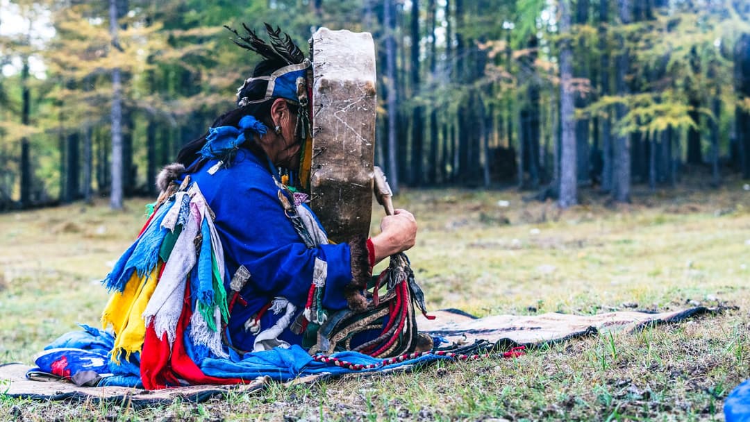 Shaman practice, Mongolia
